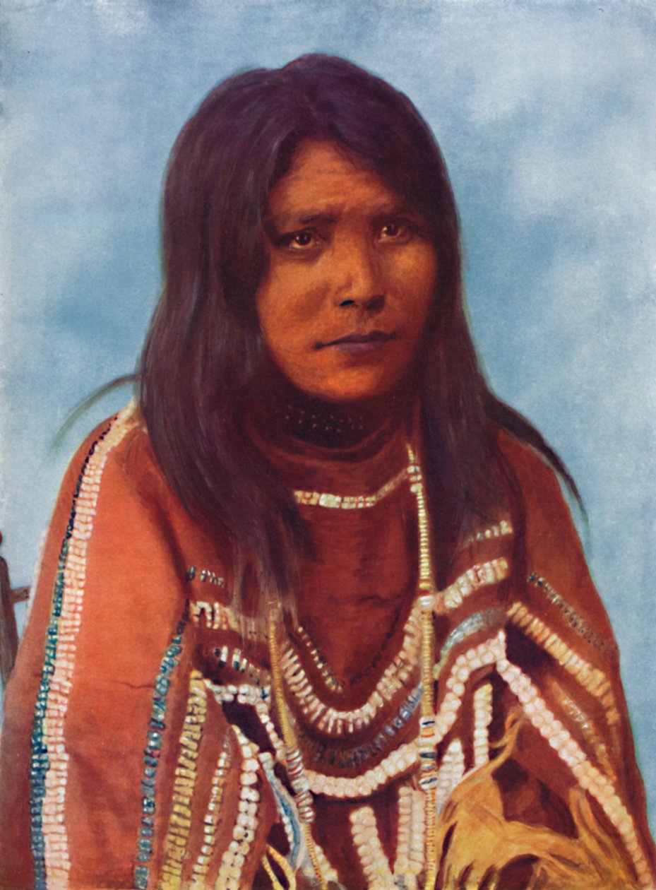 Eine Sarcee-Indianerin, 1912 von W. Hanson Boorne