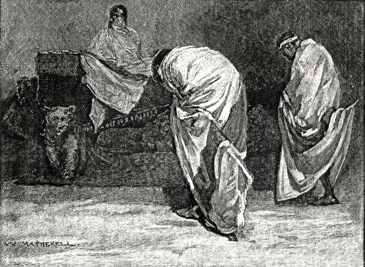 Der Kaiser Theodor gewährt eine Audienz, aus 