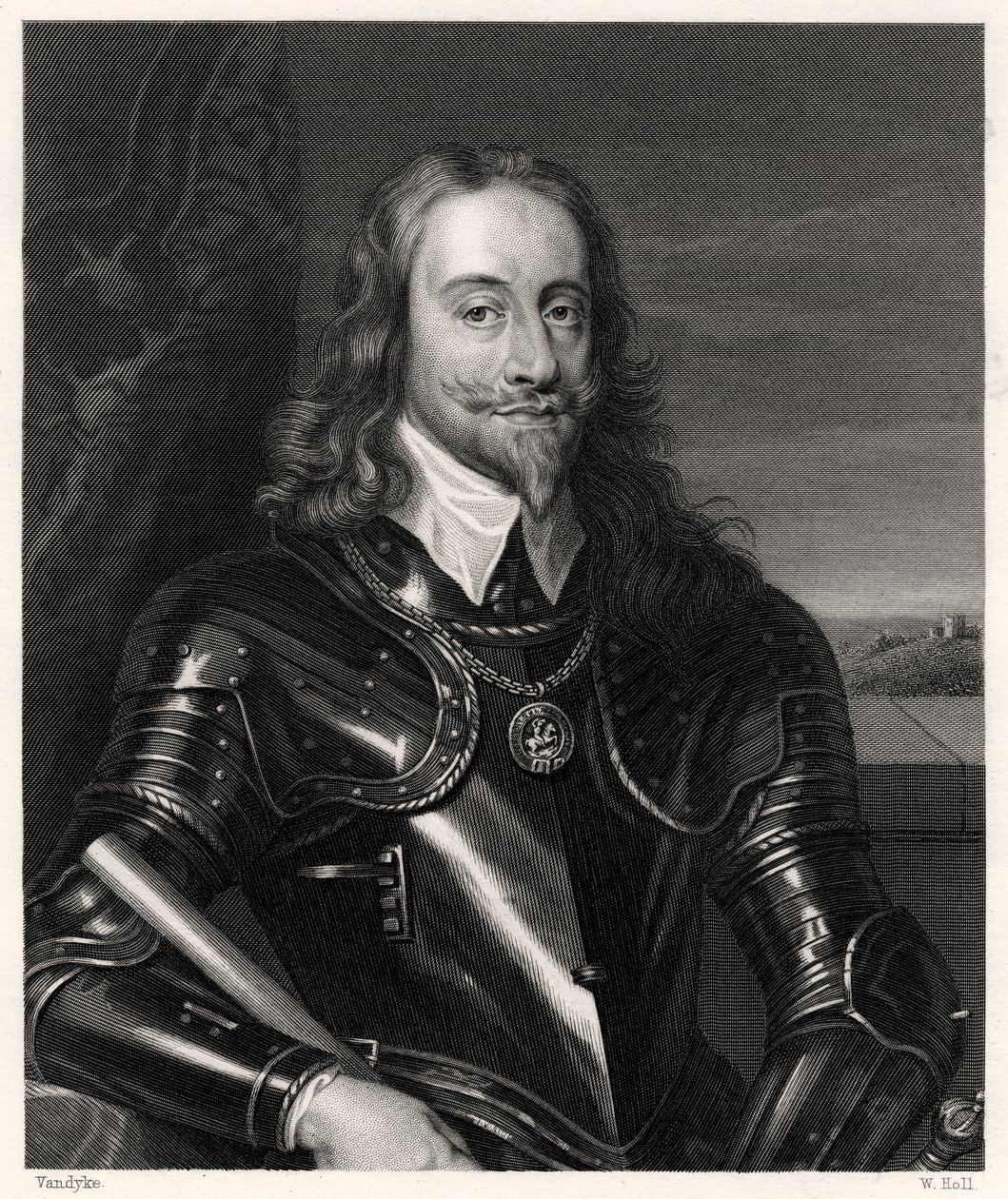 Karl I., König von Großbritannien und Irland, 19. Jahrhundert von W. Holl