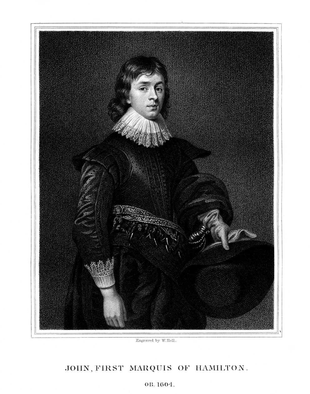 John Hamilton, 1. Marquess of Hamilton, 1825 von W. Holl