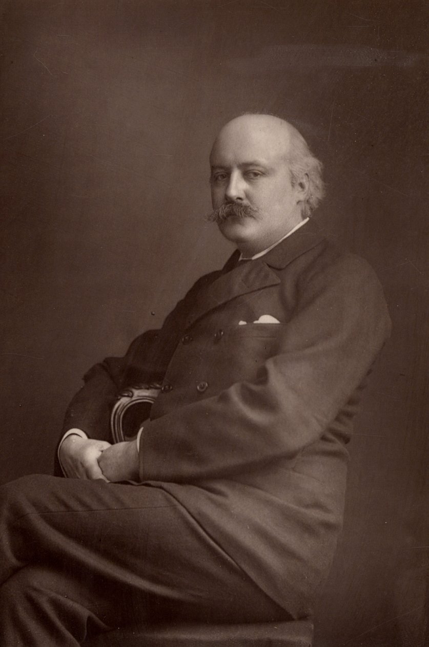(Charles) Hubert (Hastings) Parry (1848-1918) (Woodburytypie) von W. and D. (after) Downey