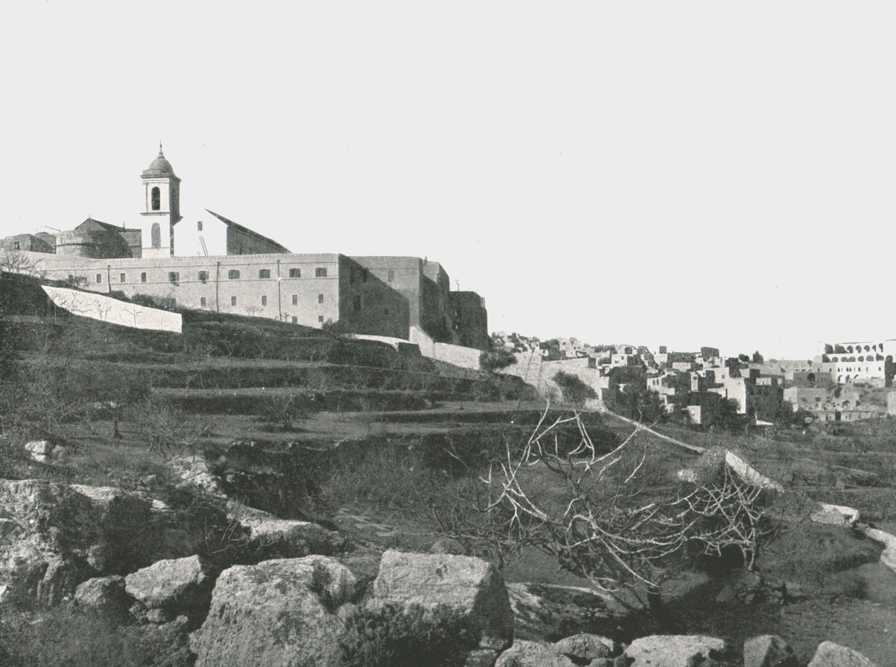 Die Geburtskirche, Bethlehem, Palästina, 1895 von W and S Ltd