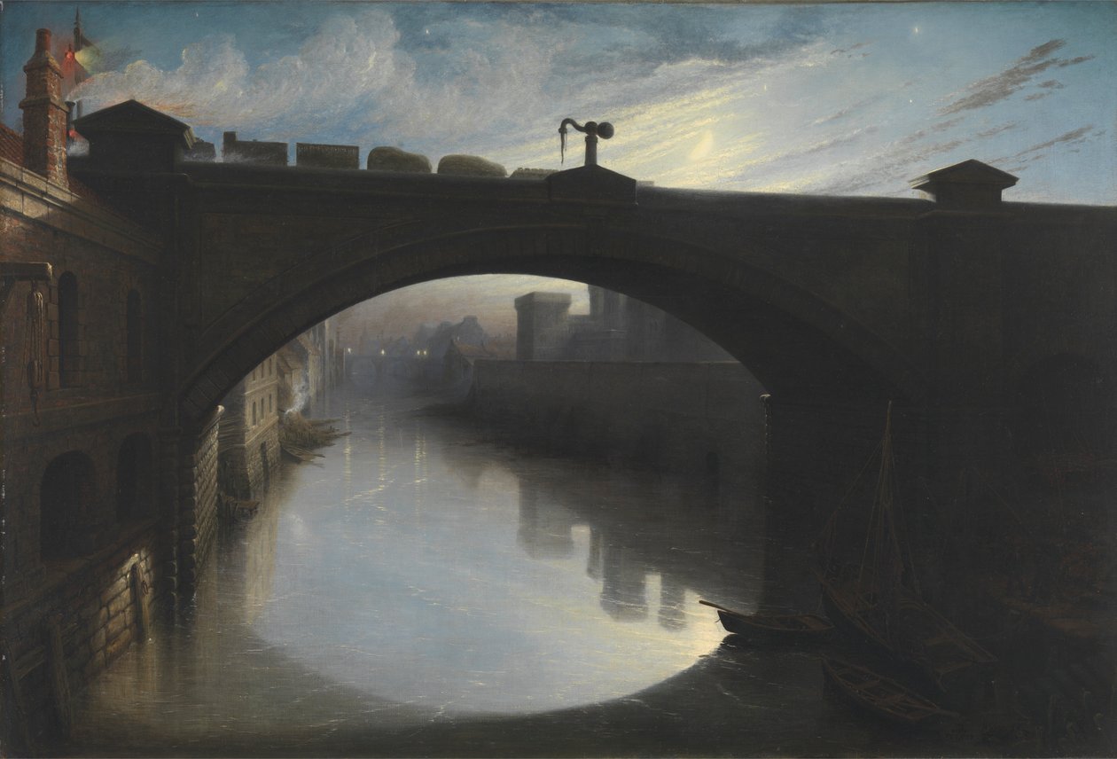 Eisenbahnbrücke über den Fluss Cart, Paisley von Waller Hugh Paton