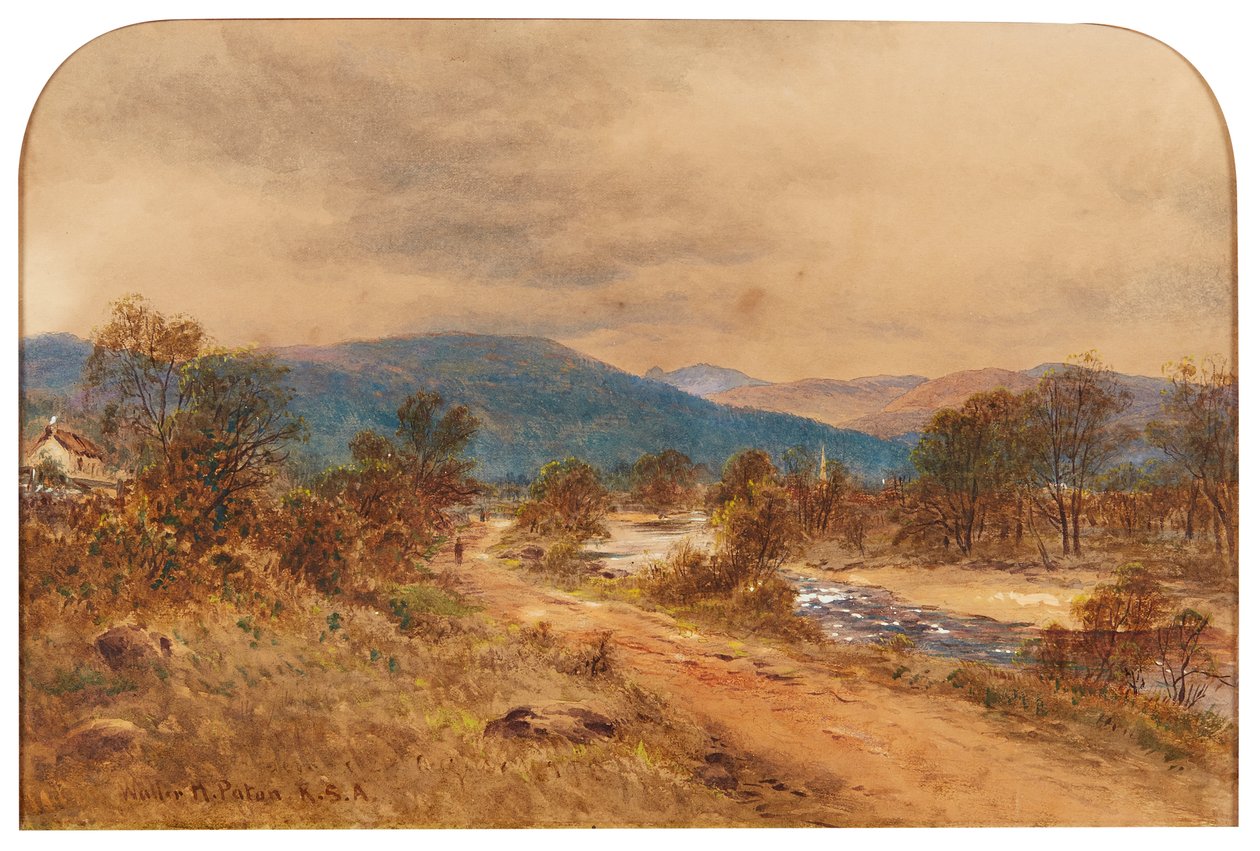 Der Weg nach Glen Cluny, Braemar - 1876 von Waller Hugh Paton