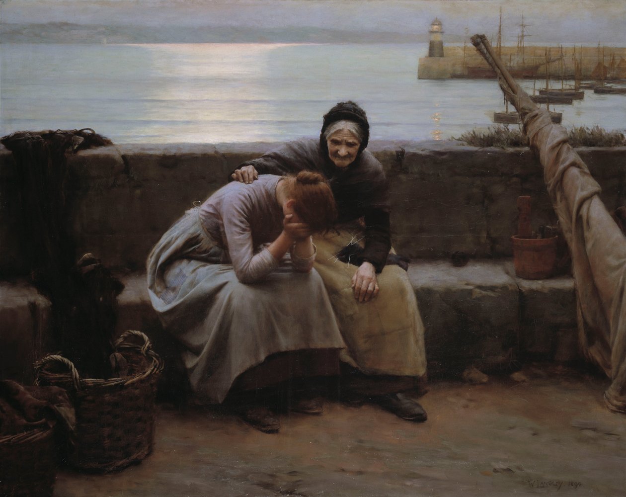 Nie trug der Morgen zum Abend, ohne dass ein Herz brach von Walter Langley