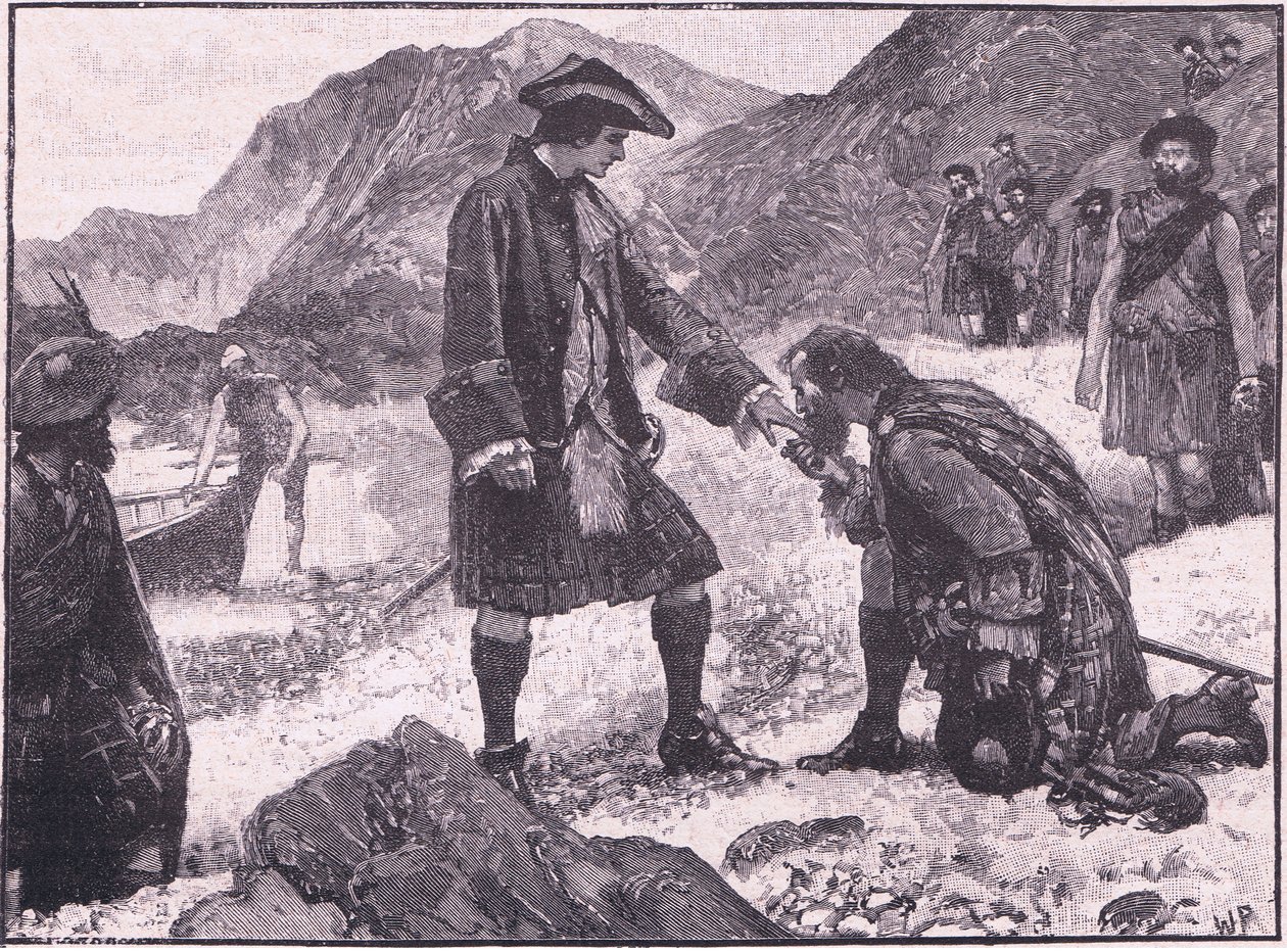 Die Landung von Prinz Charles 1745 von Walter Paget