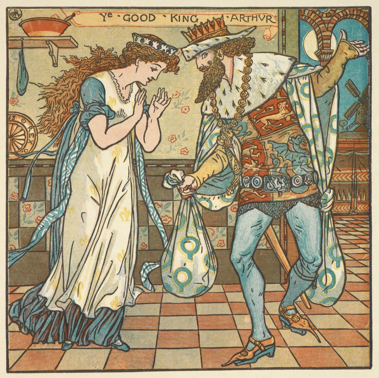 Farbige Illustration für 