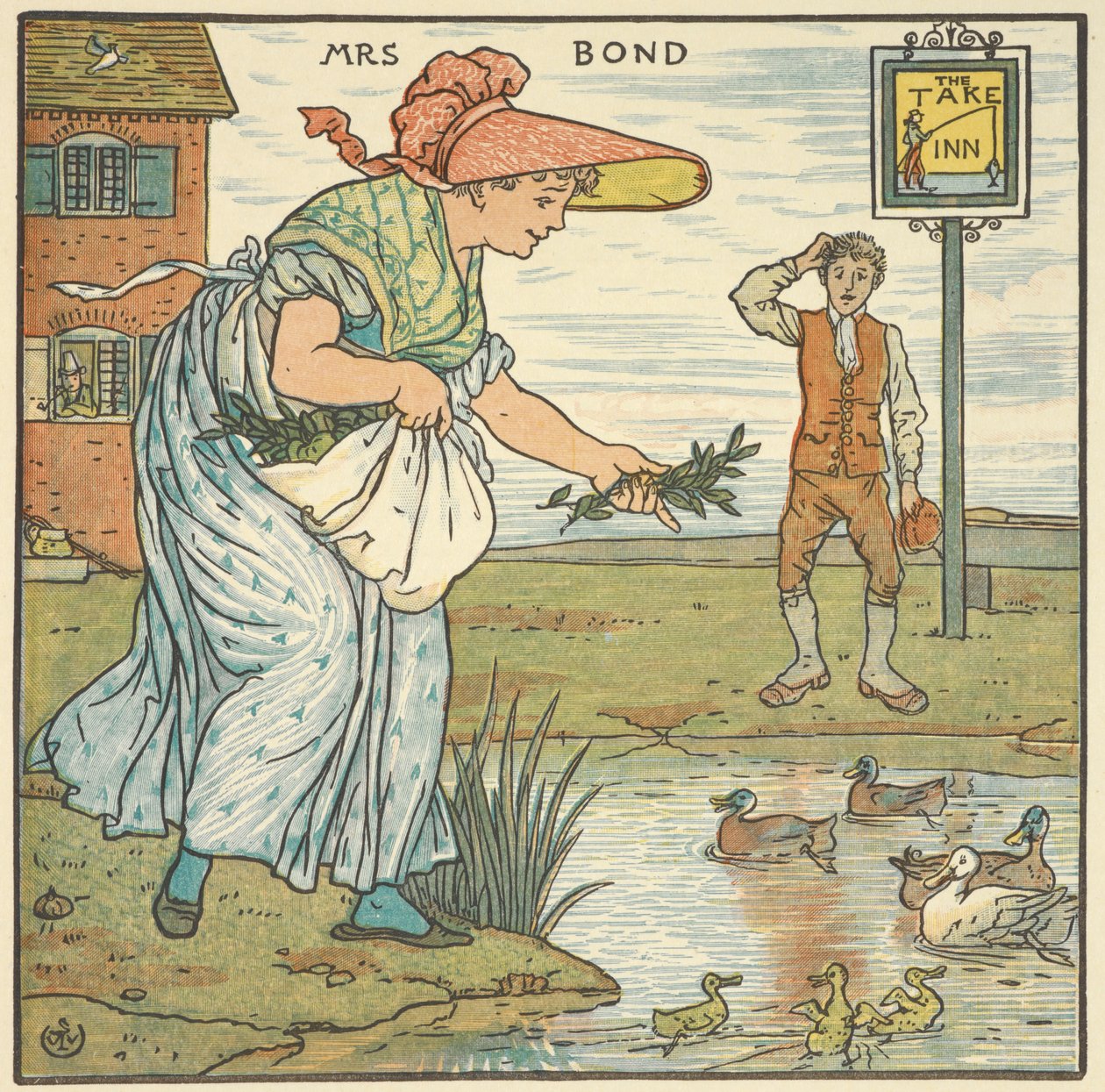 Farbige Illustration für 