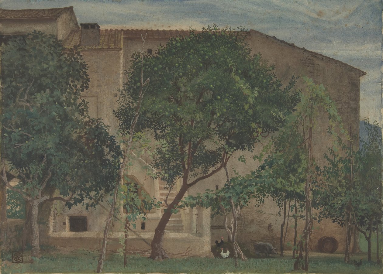 Italienisches Bauernhaus, 1871-3 von Walter Crane