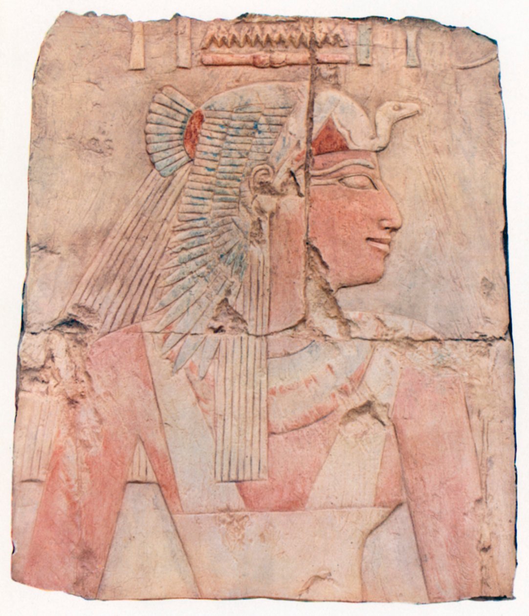 Aahmes, Mutter von Hatshepsu, im Tempel von Der El-Bahri von Walter Frederick Roofe Tyndale