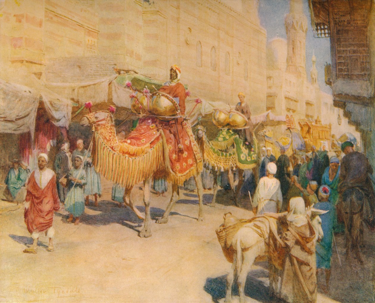 Eine arabische Hochzeitsprozession von Walter Frederick Roofe Tyndale