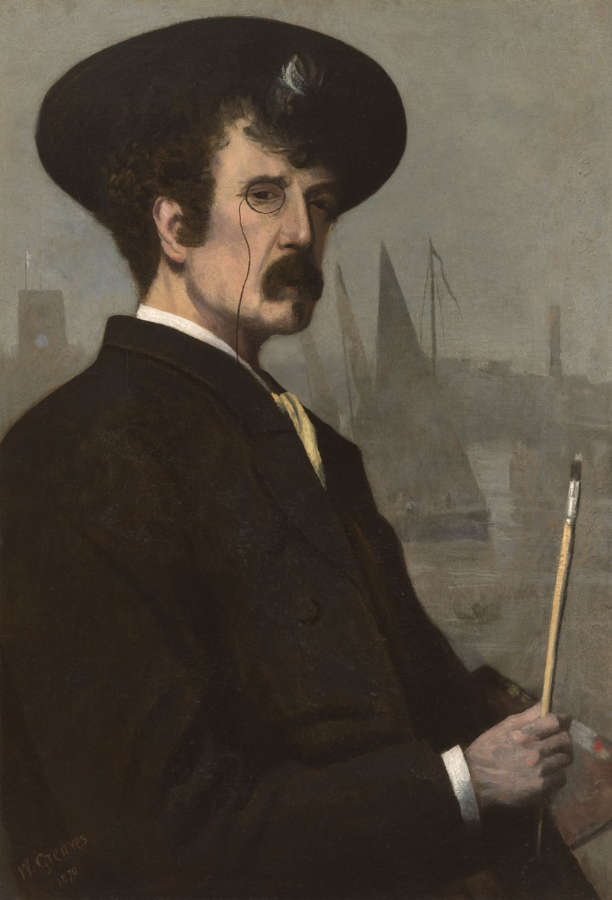 James Abbott McNeill Whistler (1834-1903) von Walter Greaves