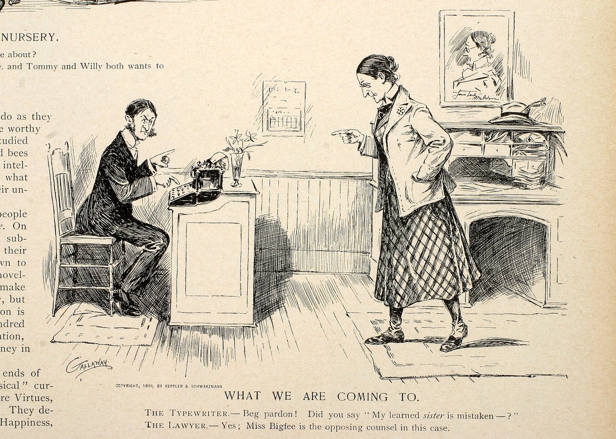 Was wir erreichen, aus Puck, 27. April 1898 von Walter H., Gallaway