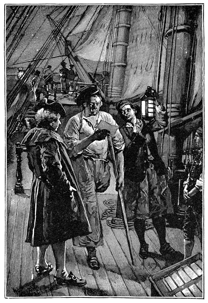 Illustration von Walter Paget (1863-1935) für den Roman „Die Schatzinsel“ von Robert Louis Stevenson (1850-1894) 1900 von Walter Paget