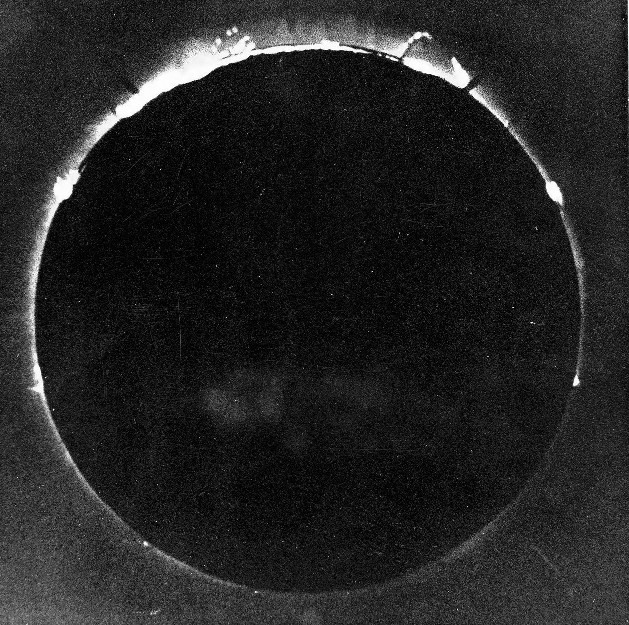 Warren de la Rues Fotografie der totalen Sonnenfinsternis in Rivabellosa, Spanien, 18. Juli 1860 von Warren De La Rue