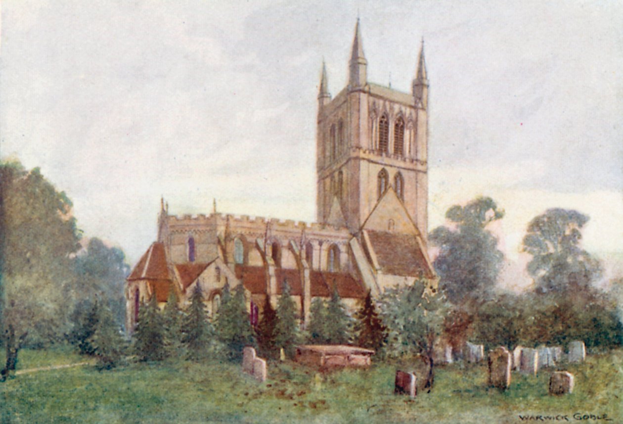 Pershore Abbey von Warwick (after) Goble