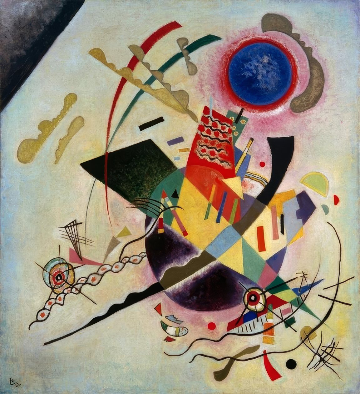 Blauer Kreis von Wassily Kandinsky
