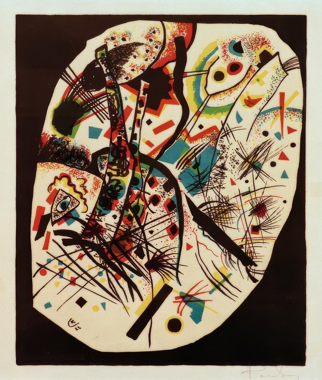 Kleine Welten, Blatt 3 von Wassily Kandinsky