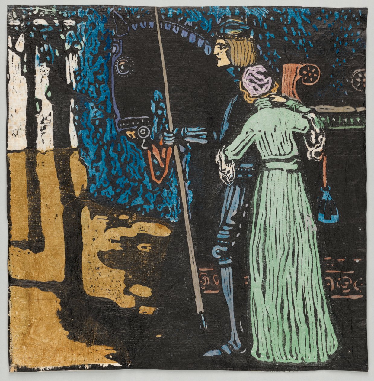 Abschied (Zweiter Zustand) von Wassily Kandinsky