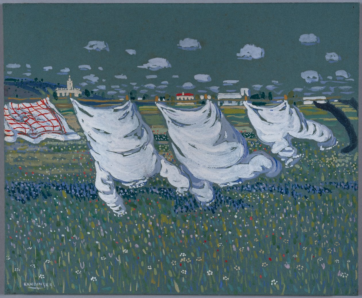 Frühling, um 1904 von Wassily Kandinsky