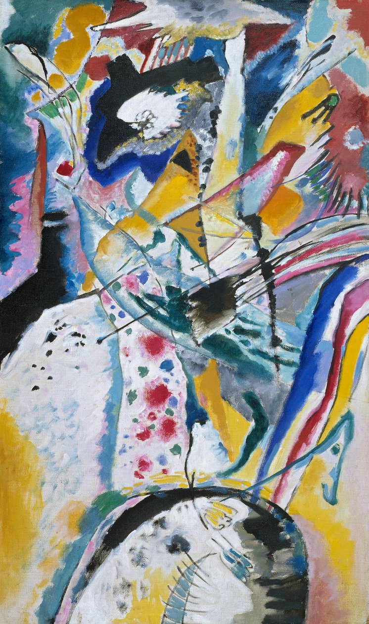 Große Studie zu einem Wandbild für Edwin R. Campbell (Sommer) von Wassily Kandinsky