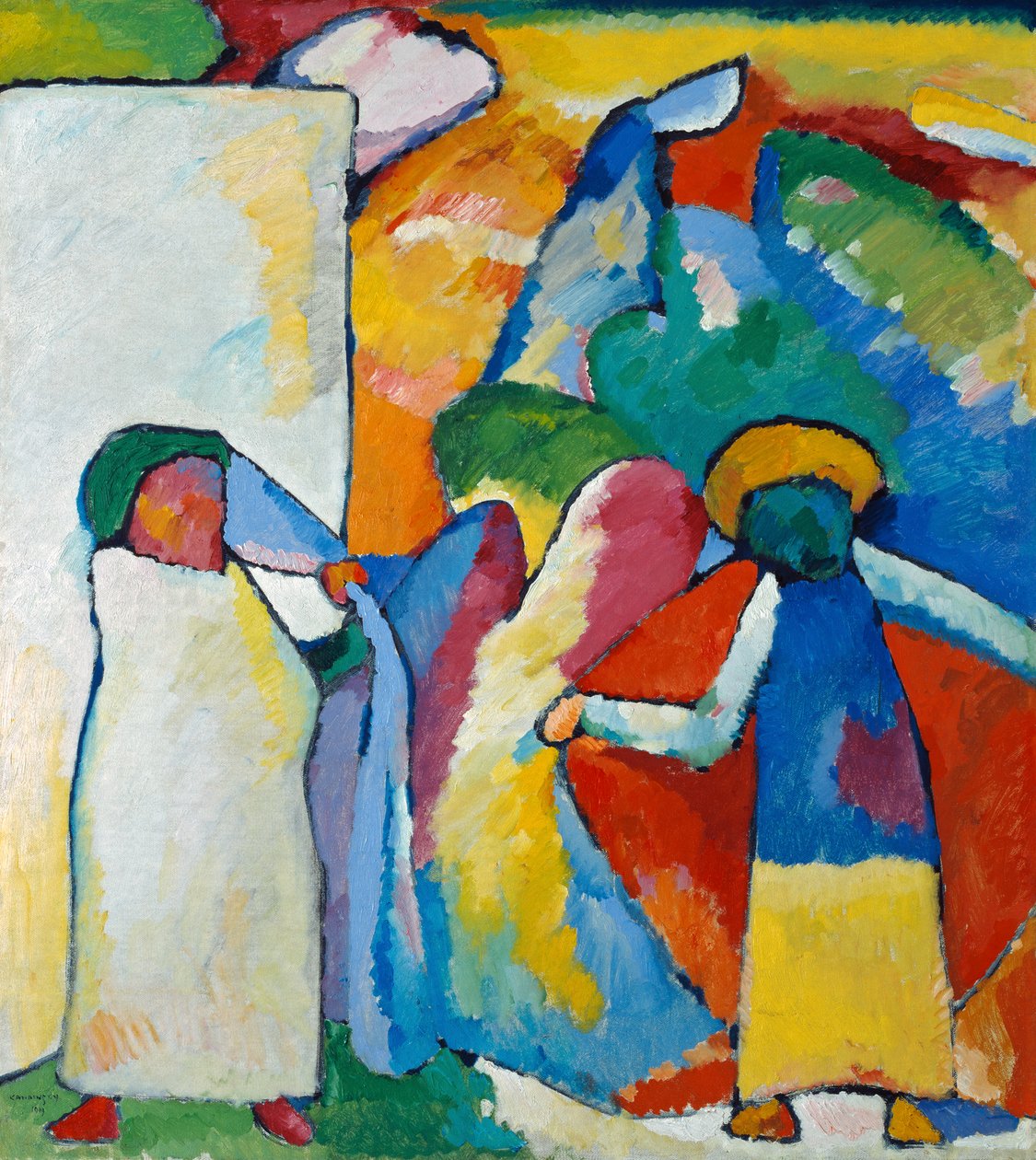 Improvisation 6 ("Afrikanisches") von Wassily Kandinsky