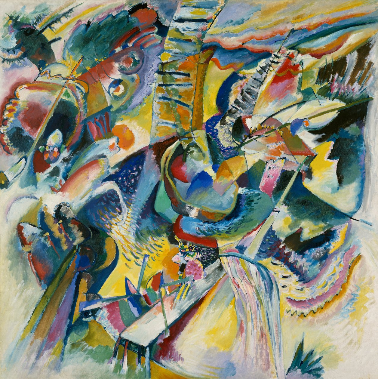 Improvisation Klamm von Wassily Kandinsky