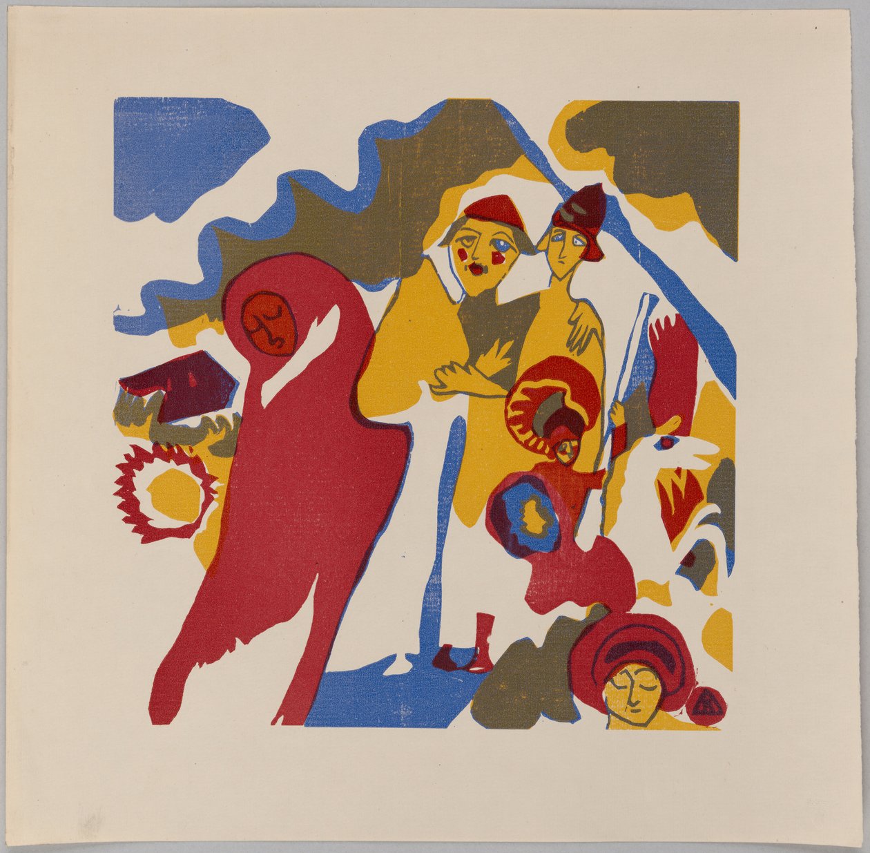 Klänge S. 85 (Bauer und Student) von Wassily Kandinsky