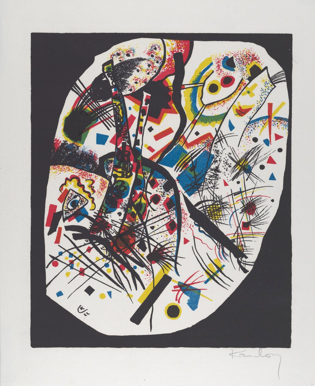 Kleine Welten III, 1922 von Wassily Kandinsky