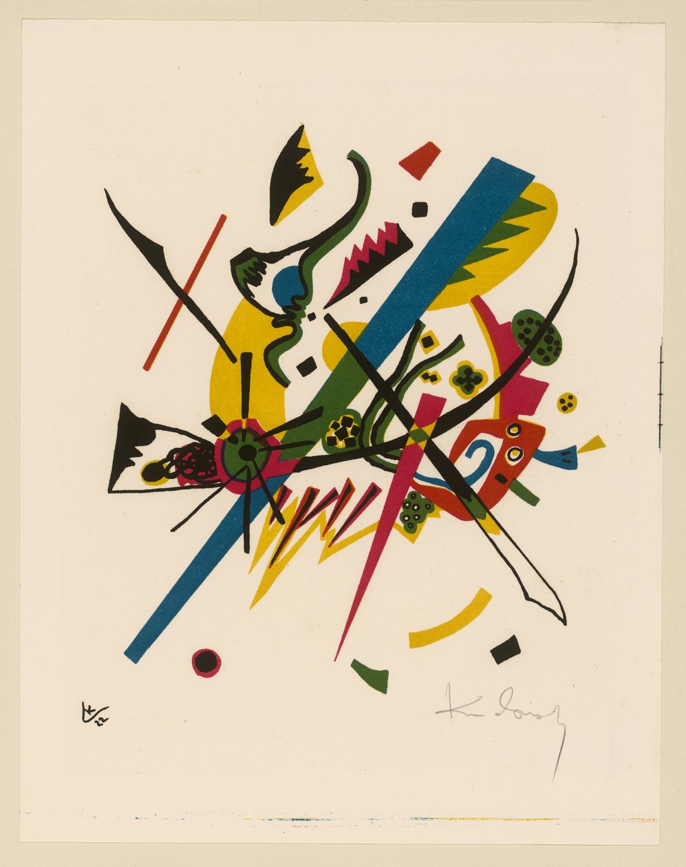 Kleine Welten I von Wassily Kandinsky