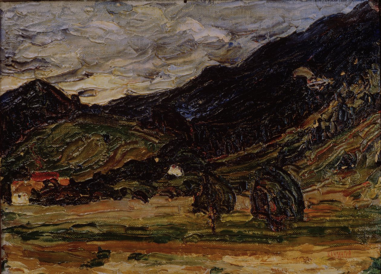 Landschaft, 1918 von Wassily Kandinsky