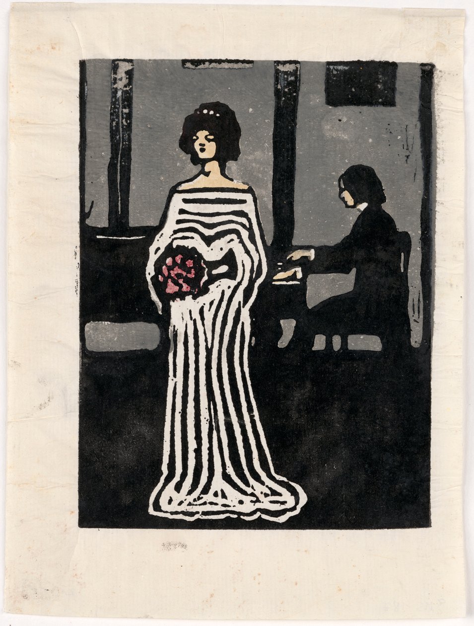 Sängerin (Zweiter Zustand) von Wassily Kandinsky