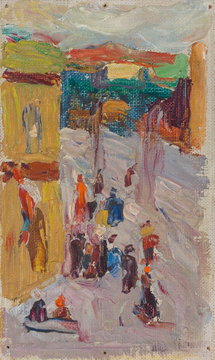Straßenecke von Wassily Kandinsky