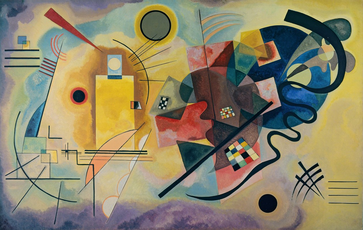 Gelb, Rot, Blau von Wassily Kandinsky