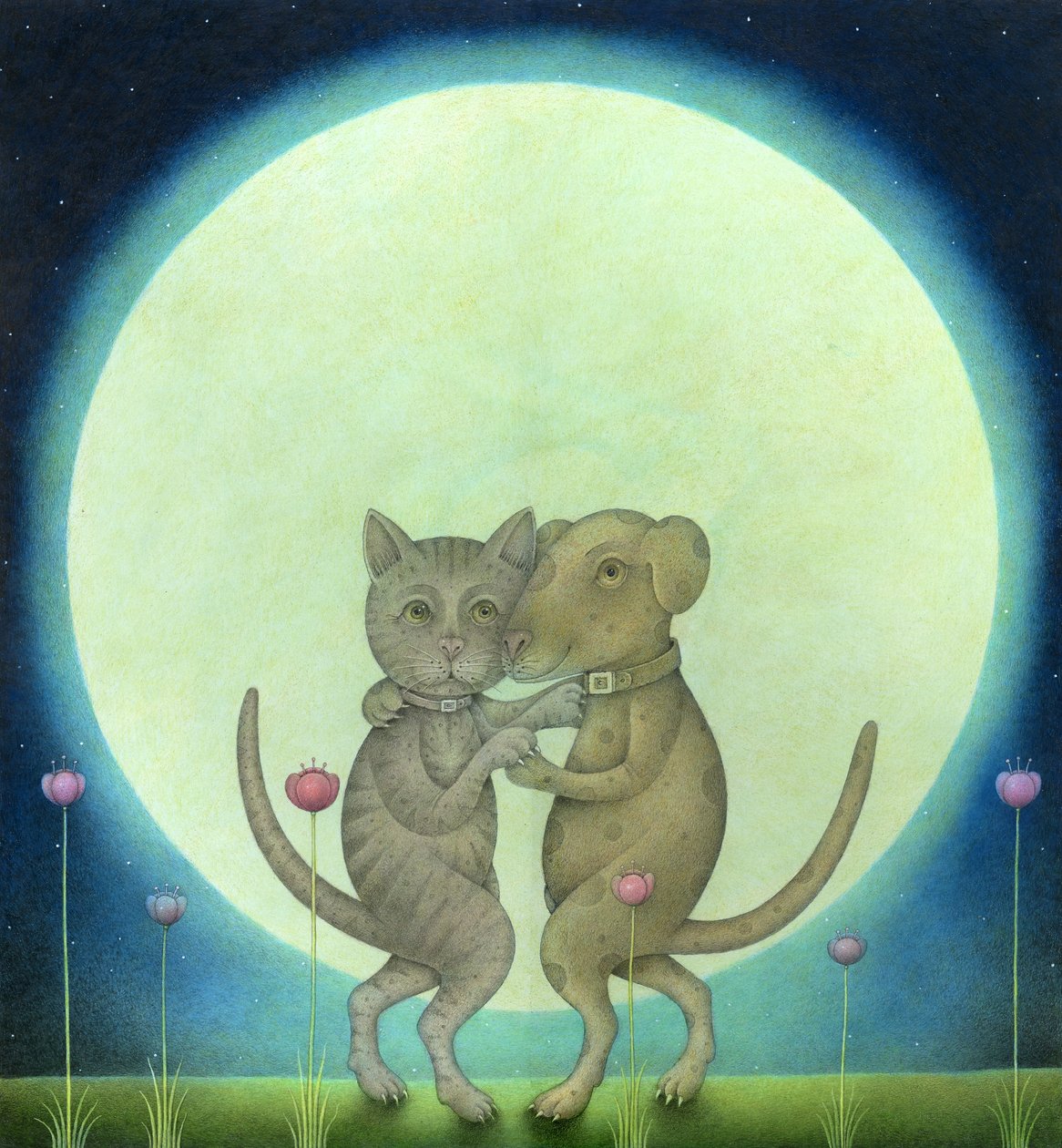 Auf Zehenspitzen durch die Tulpen, 2010 von Wayne Anderson