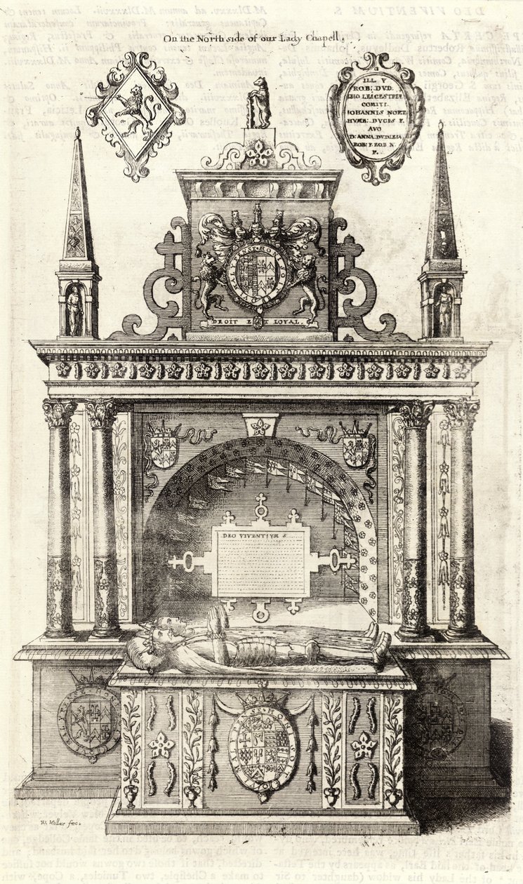 Robert Dudley, Earl of Leicester (Denkmal) von Wenceslaus Hollar