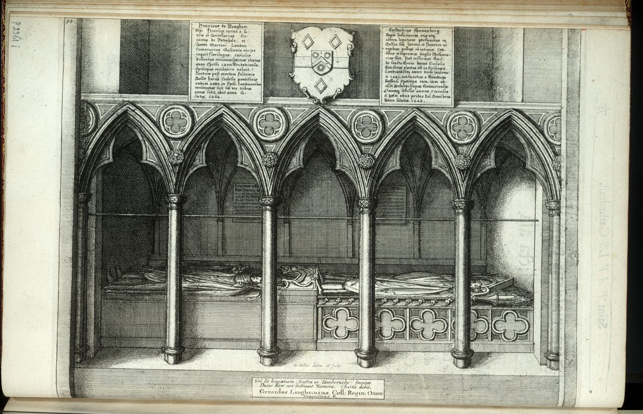 Wengham und Fauconberg. Zustand 1 von Wenceslaus Hollar