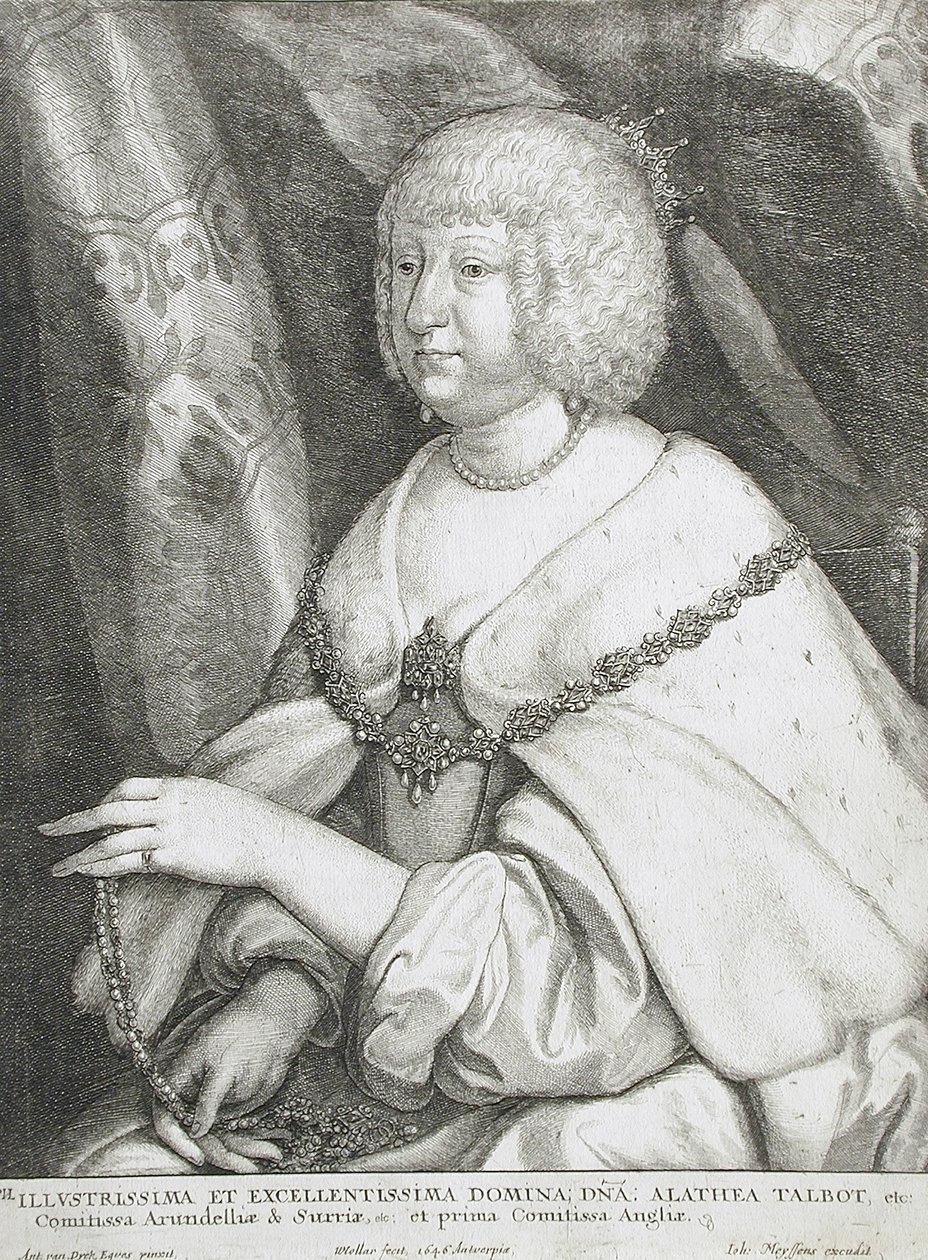 Althea Talbot, Lady Arundel von Wenceslaus Hollar