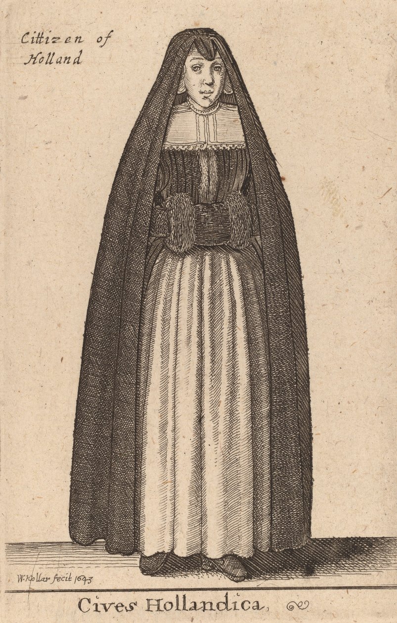 Cives Hollandica, 1643 von Wenceslaus Hollar