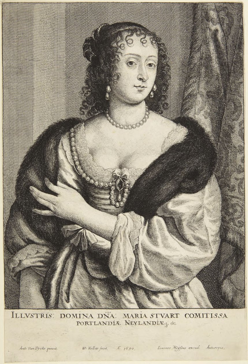 Maria Stuart von Wenceslaus Hollar