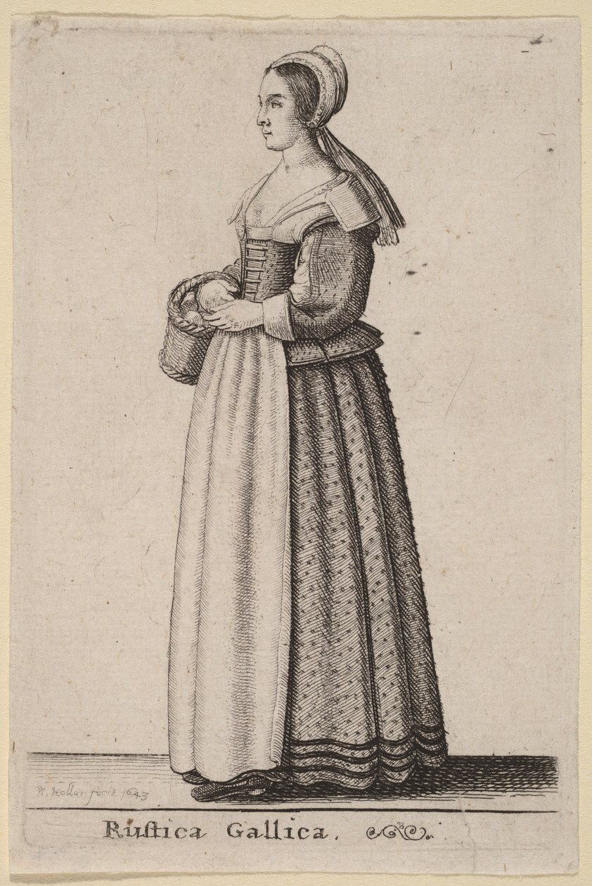 Rustica Gallica von Wenceslaus Hollar