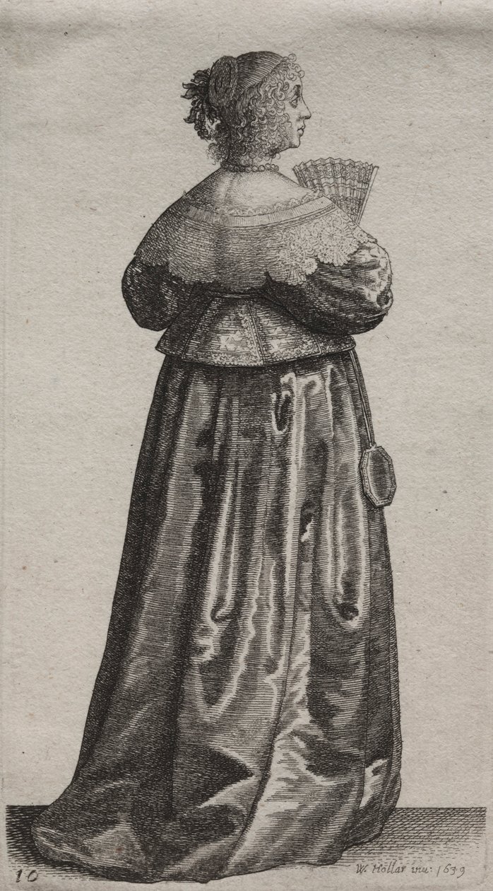 Die verschiedenen Gewohnheiten englischer Frauen, von der Adelsklasse bis zu den Landfrauen..., 1639 von Wenceslaus Hollar