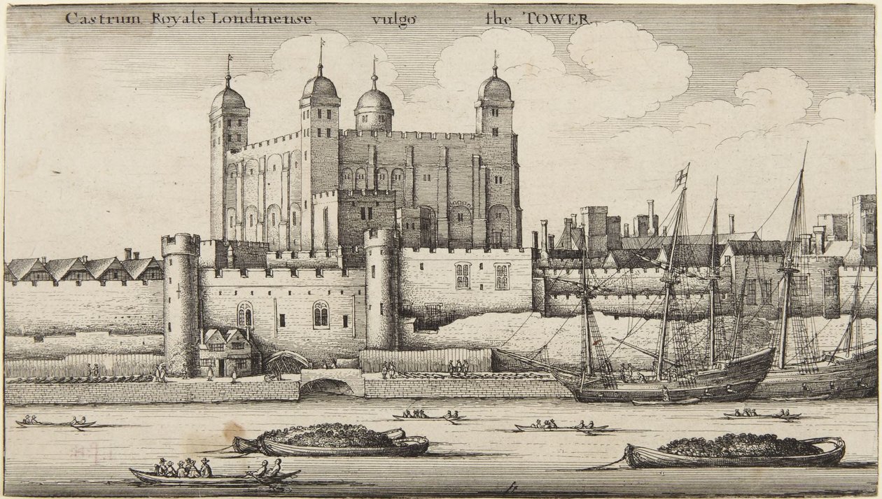 Der Tower von London von Wenceslaus Hollar