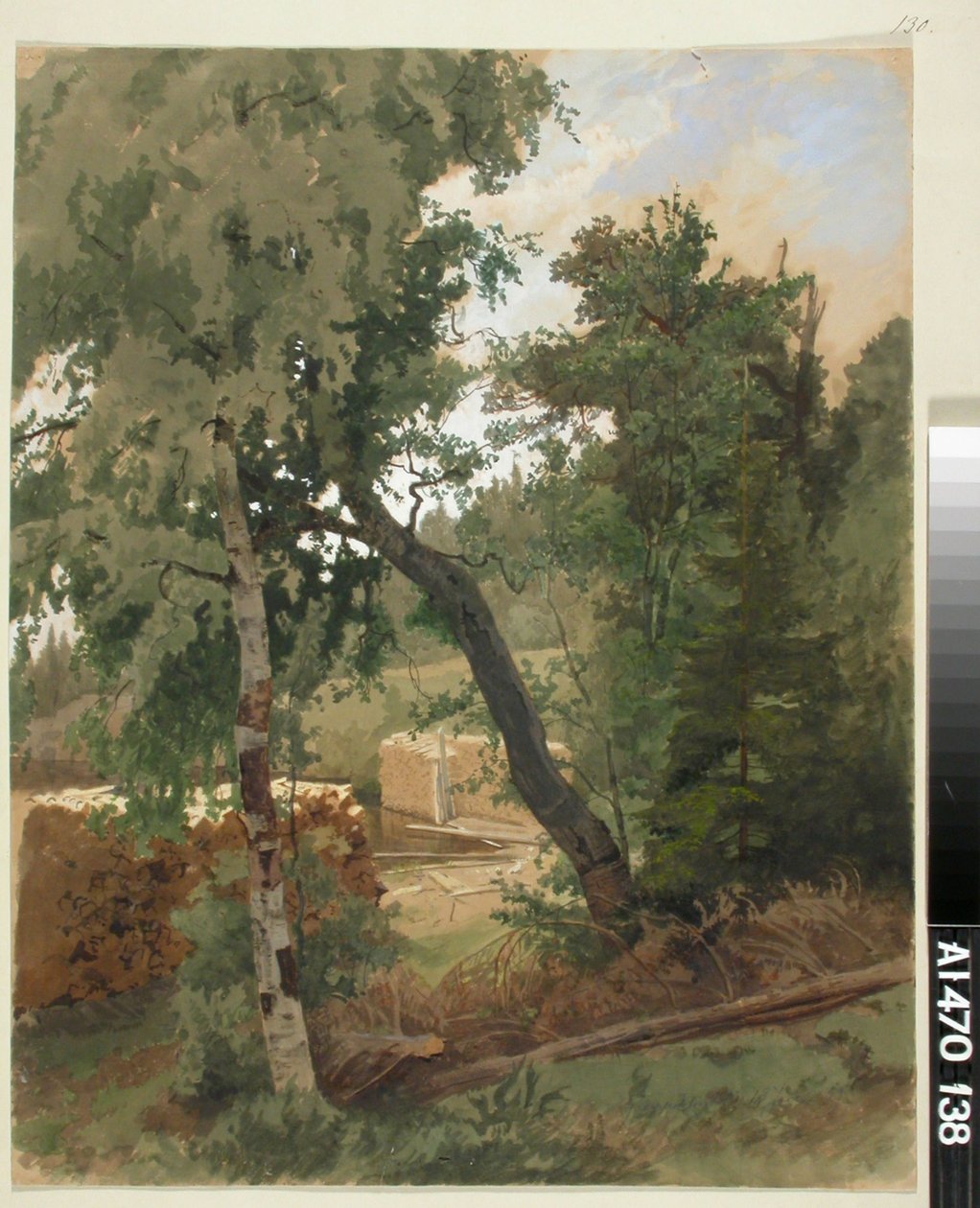 Landschaft von Leppälahti von Werner Holmberg