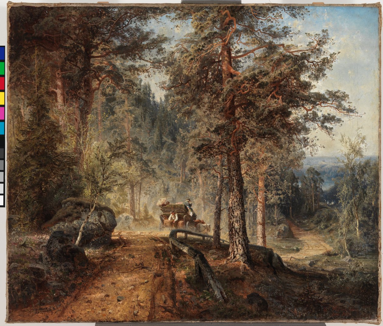 Straße in Häme (Ein Heißer Sommertag) von Werner Holmberg