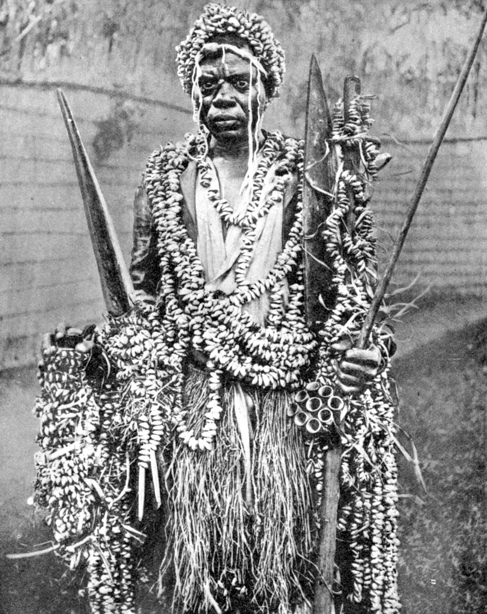 Ein Hexendoktor, Uganda, Afrika, 1936 von Wide World Photos