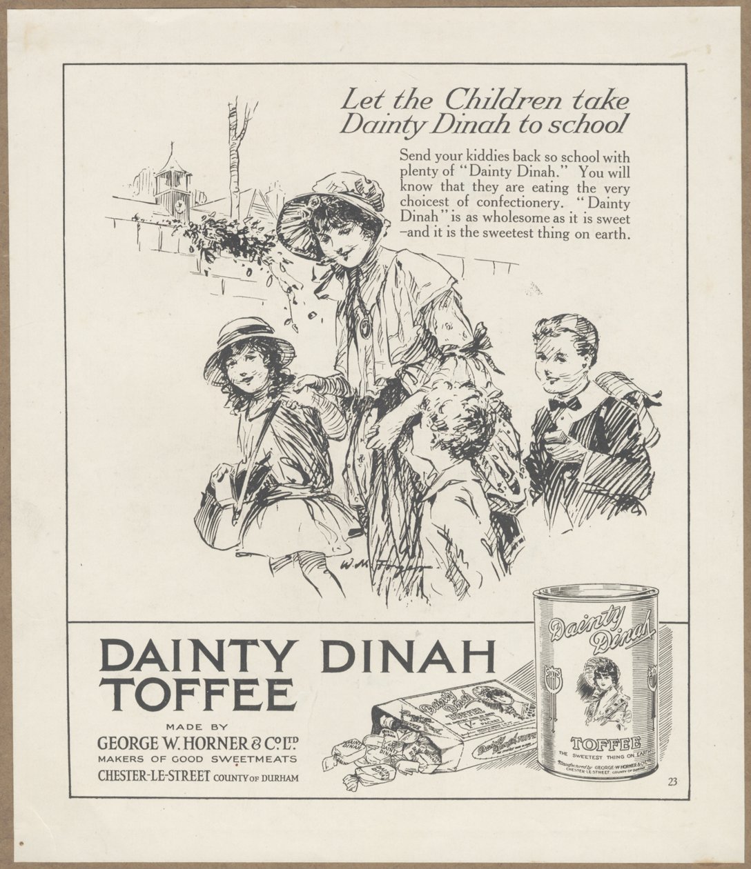 Dainty Dinah Toffee, ca. 1920 von Wilfred Fryer