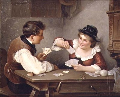 Kartenspielen von Wilhelm W. Flockenhaus