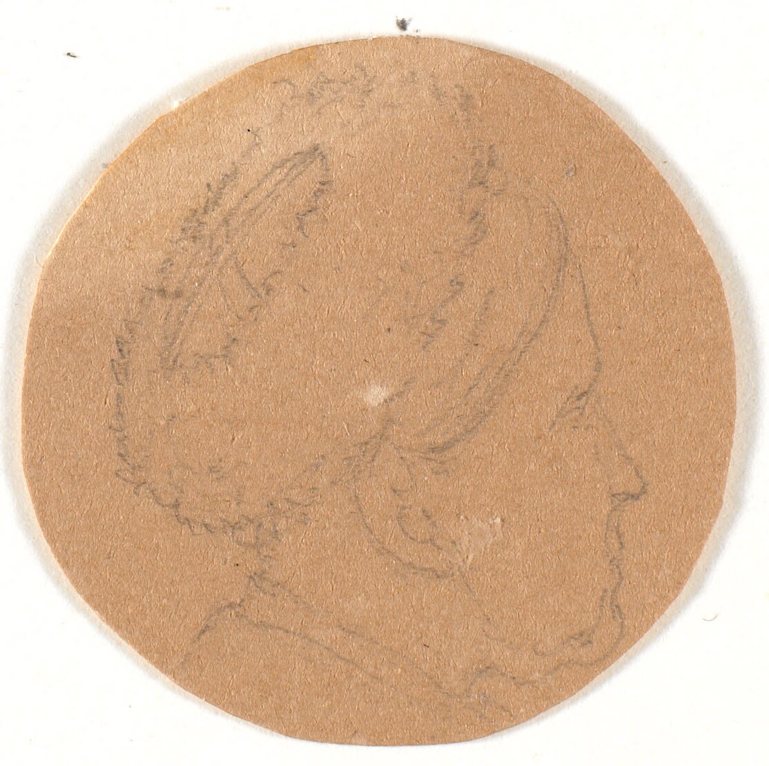 Kopf. Profil nach rechts von Wilhelm Bendz
