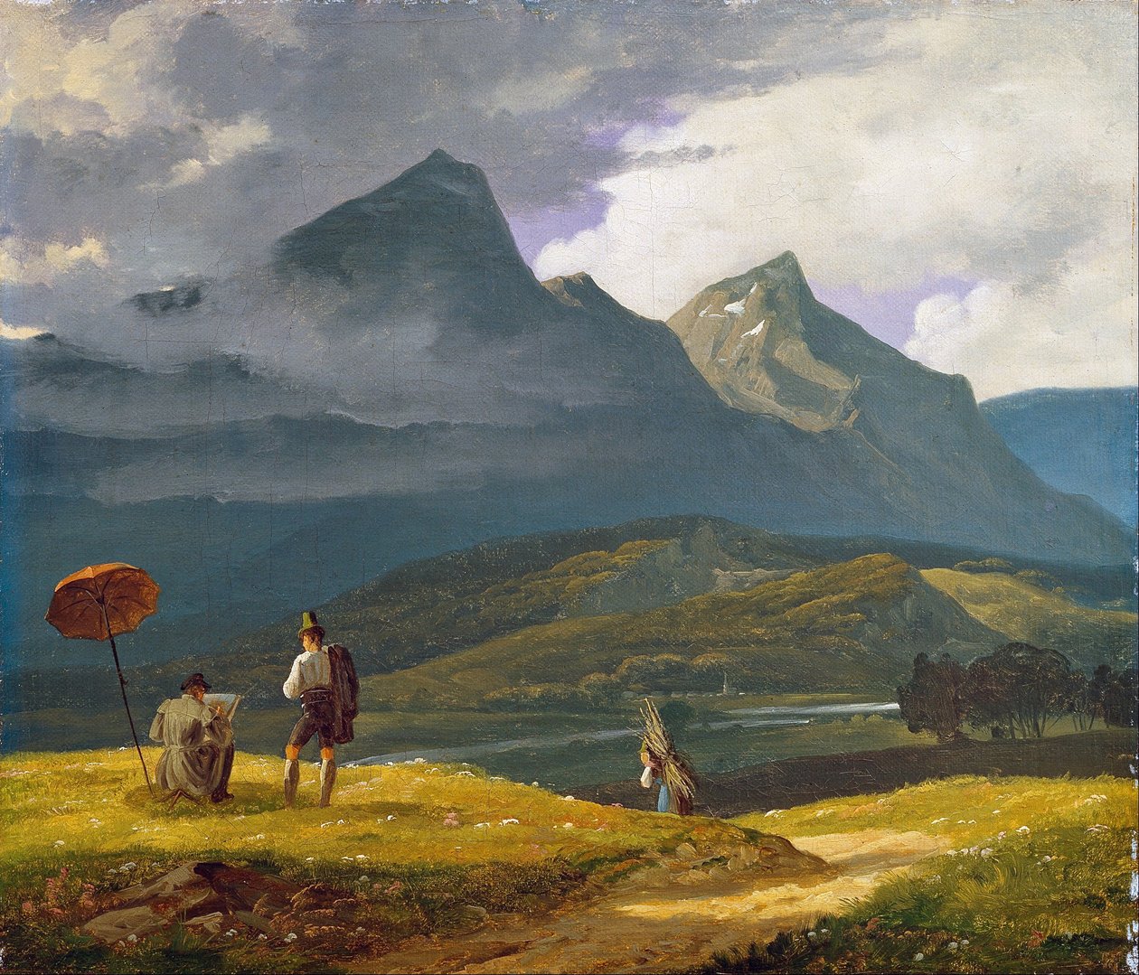 Berglandschaft von Wilhelm Bendz